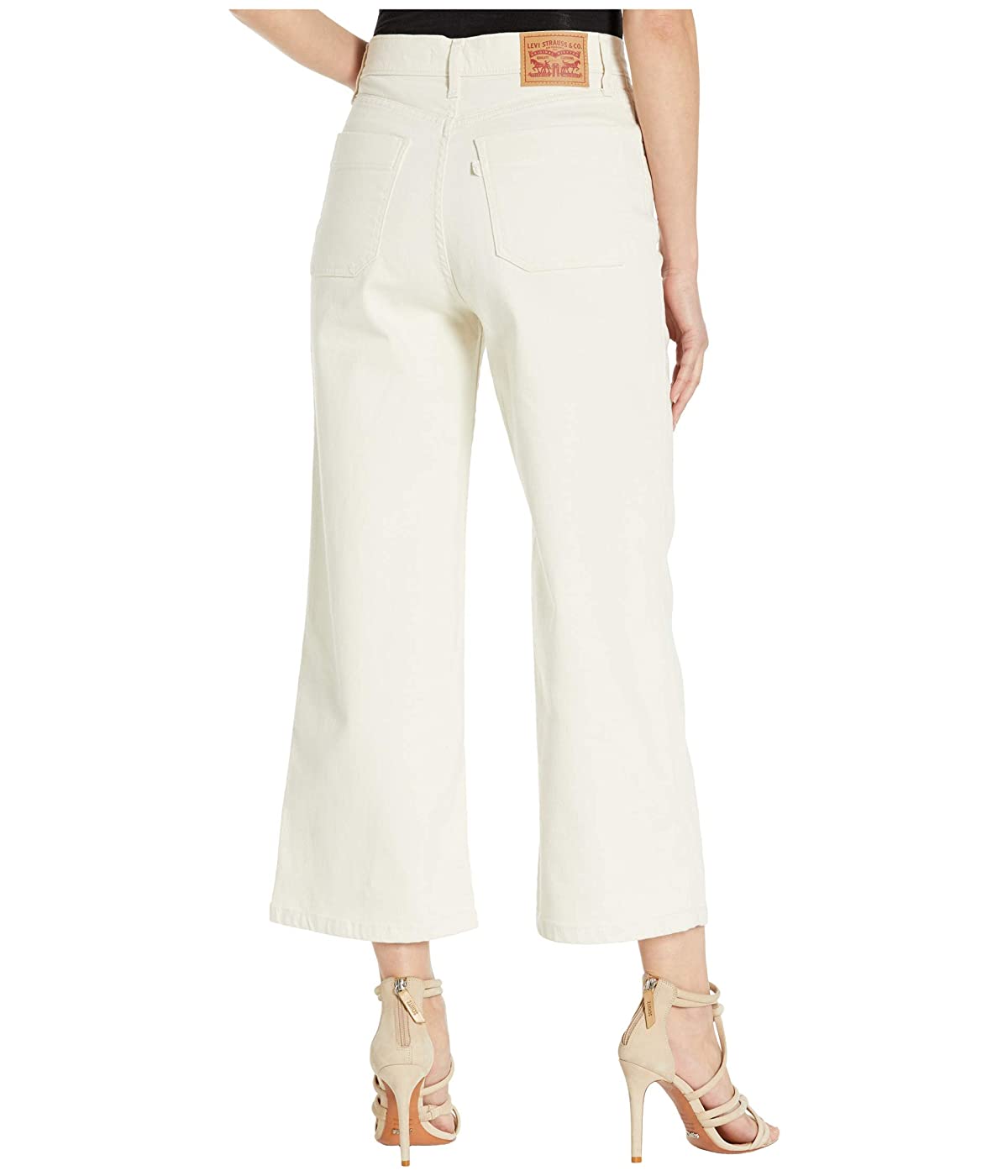 Levi's Women's Mile High Wide Leg Jeans White Size 27X25