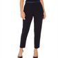 Calvin Klein Women's High Waisted Tuxedo Pants Blue Size 2