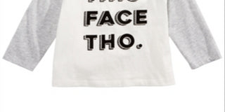 First Impressions Toddler Boy's This Face-Print Cotton T-Shirt White Size 4T