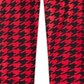 Epic Threads Little Girl's Houndstooth Leggings Red Size 5