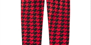 Epic Threads Little Girl's Houndstooth Leggings Red Size 5