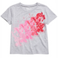 Disney Big Girl's Minnie Mouse T-Shirt Gray Size Large