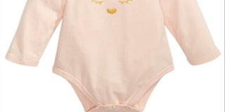 First Impressions Baby Girl's Reindeer Bodysuit Pink Size NEWBORN