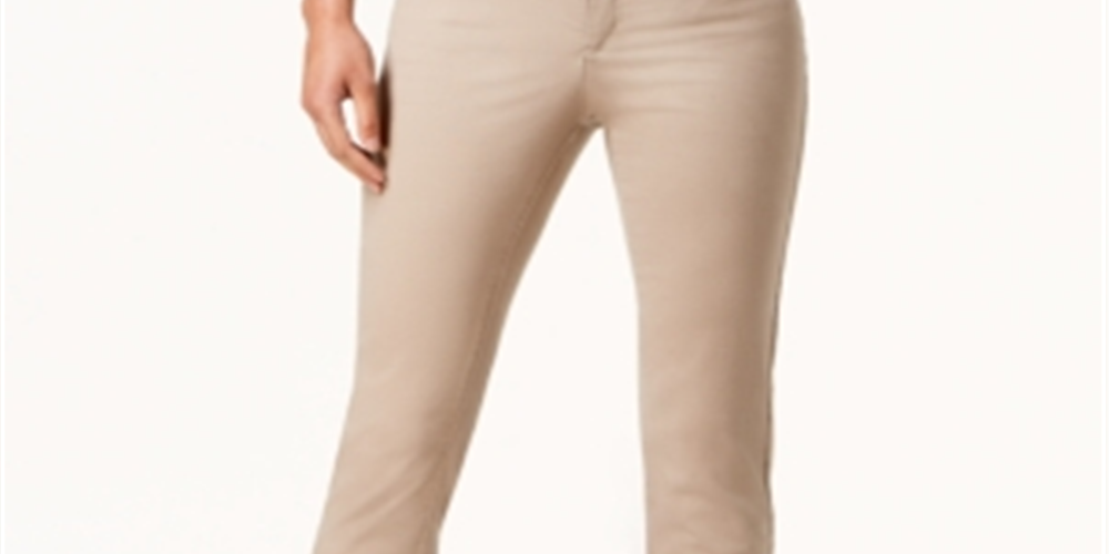 Charter Club Women's Lexington Straight Leg Jeans Brown Size 4