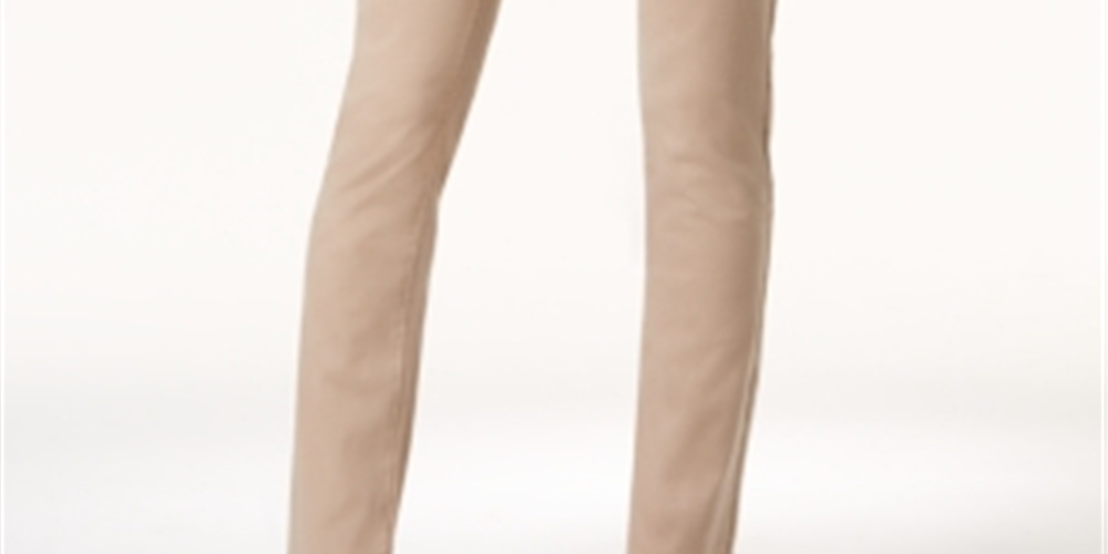 Charter Club Women's Lexington Straight Leg Jeans Brown Size 4