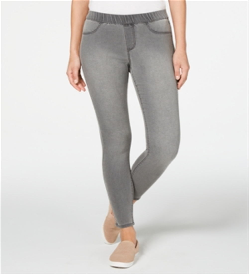 Style & Co Women's Pull on Jeggings Gray Size Petite S