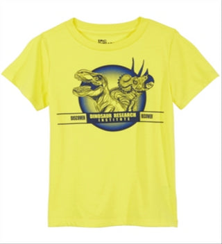 Epic Threads Little Boy's Dino Research T-Shirt Yellow Size 7