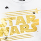 Star Wars Little Boy's Metallic Logo T-Shirt White Size 6