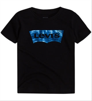 Levi's Big Boy's Foil Batwing Logo Graphic T-Shirt Black Size 4T