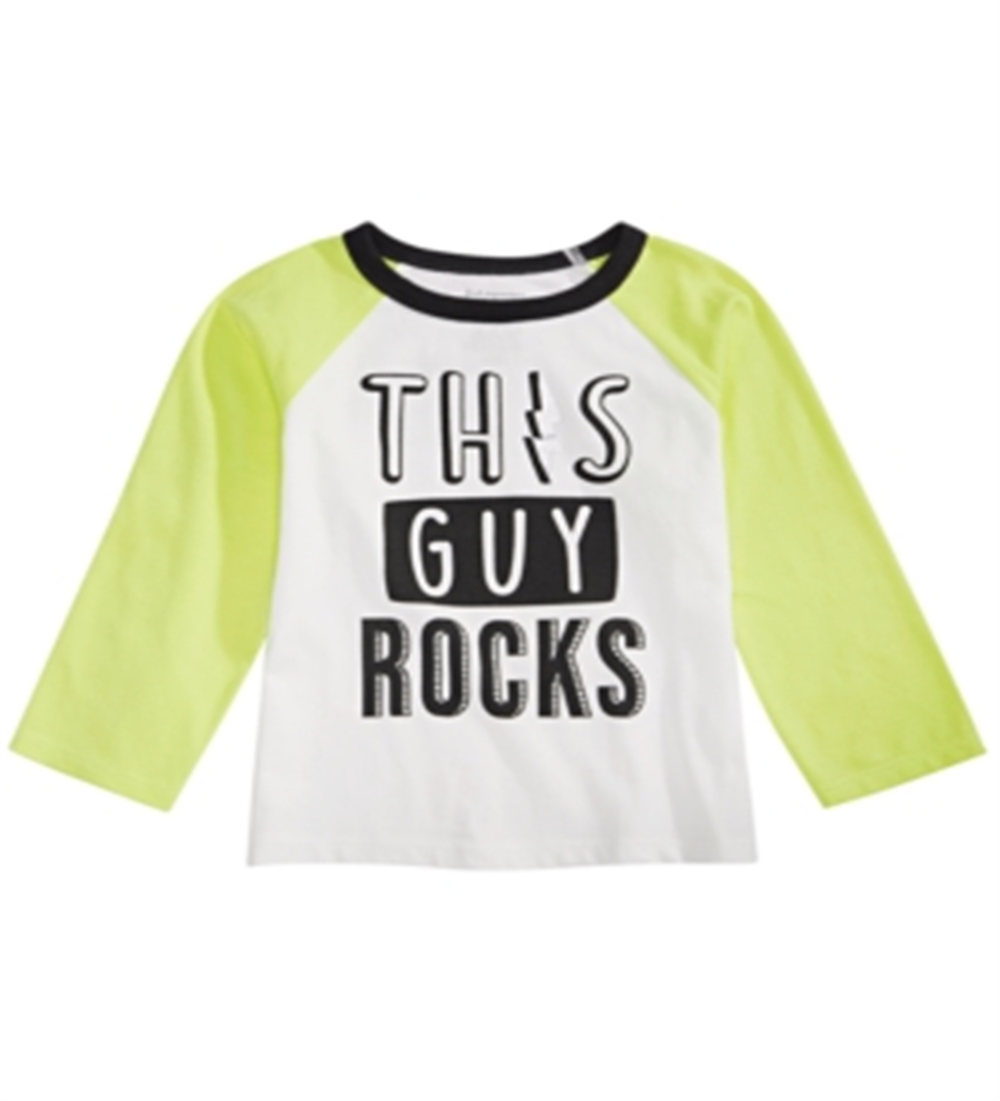 First Impressions Toddler Boy's Rock Print Cotton T-Shirt White Size 4T