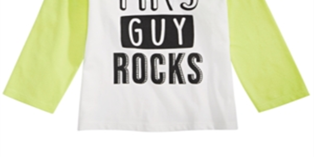 First Impressions Toddler Boy's Rock Print Cotton T-Shirt White Size 4T