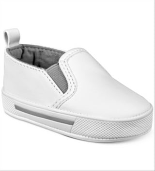 First Impressions Baby Boy's Hi Bye Slip on Shoe Gray Size 1