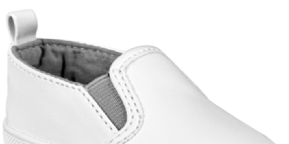 First Impressions Baby Boy's Hi Bye Slip on Shoe Gray Size 1