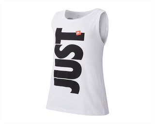 Nike Boy's Sportswear Just Do It Graphic Tank Top White Size X-Large