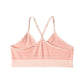 Calvin Klein Girl's Ribbed Racerback Bra Pink Size Medium