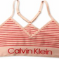Calvin Klein Girl's Ribbed Racerback Bra Pink Size Medium