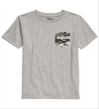 Epic Threads Little Boy's Camouflage Pocket T-Shirt Gray Size 6