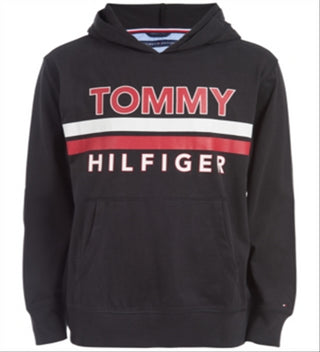 Tommy Hilfiger Little Boy's James Logo Lightweight Hoodie Navy Size 5