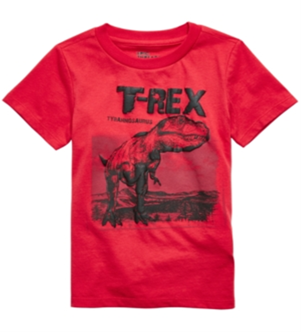Epic Threads Little Boy's Red T-Rex T-Shirt Red Size 5