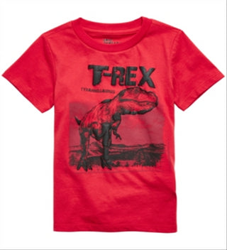 Epic Threads Little Boy's Red T-Rex T-Shirt Red Size 5