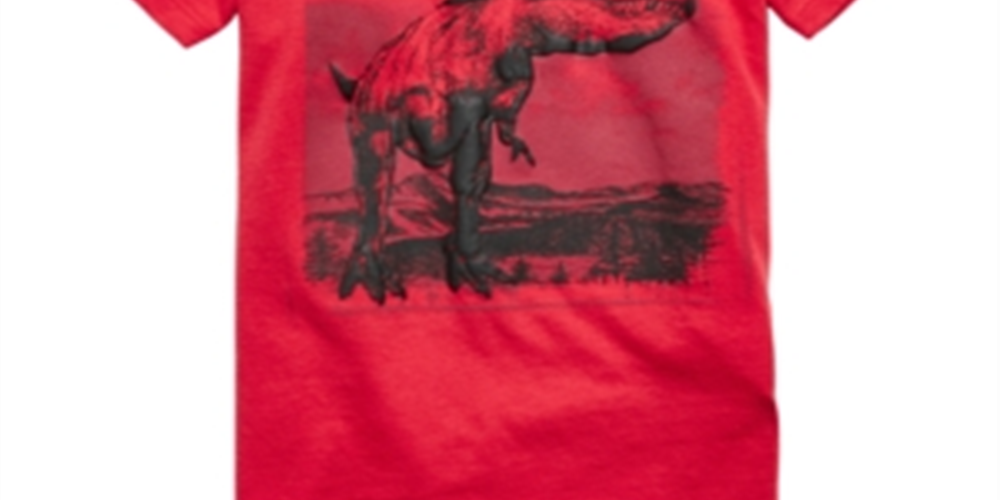 Epic Threads Little Boy's Red T-Rex T-Shirt Red Size 5