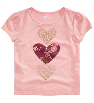 Epic Threads Little Girl's Hearts T-Shirt Pink Size 6