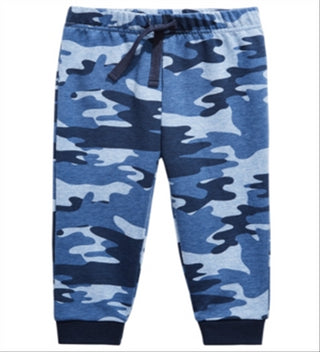 First Impressions Baby Boy's Camo Print Jogger Pants Blue Size 6-9MOS