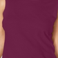Karen Scott Women's Mock Neck Sleeveless Top Autumn Berry Size Large