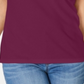 Karen Scott Women's Mock Neck Sleeveless Top Autumn Berry Size Large