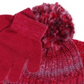 Fab Big Girl's 3 Pc Beanie Scarf & Gloves Set Pink One Size