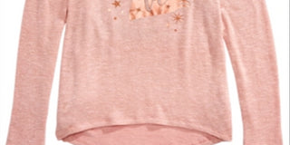 Epic Threads Big Girl's Unicorn Sparkle Knit Shirt Pink Size X-Large