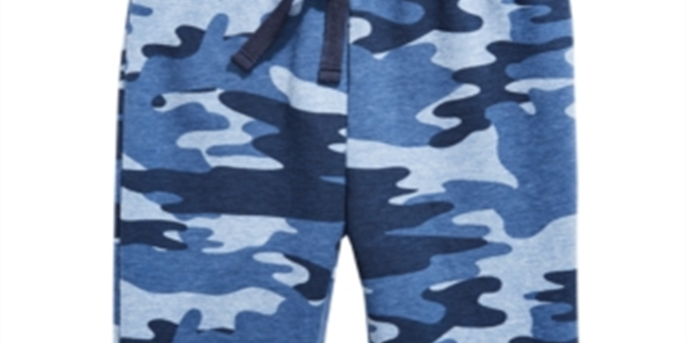 First Impressions Baby Boy's Camo Print Jogger Pants Blue Size 18MOS