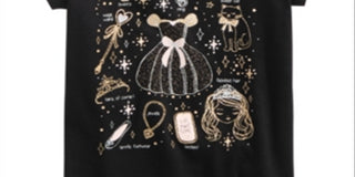 Epic Threads Toddler Girl's Magical Essentials T-Shirt Black Size 4T