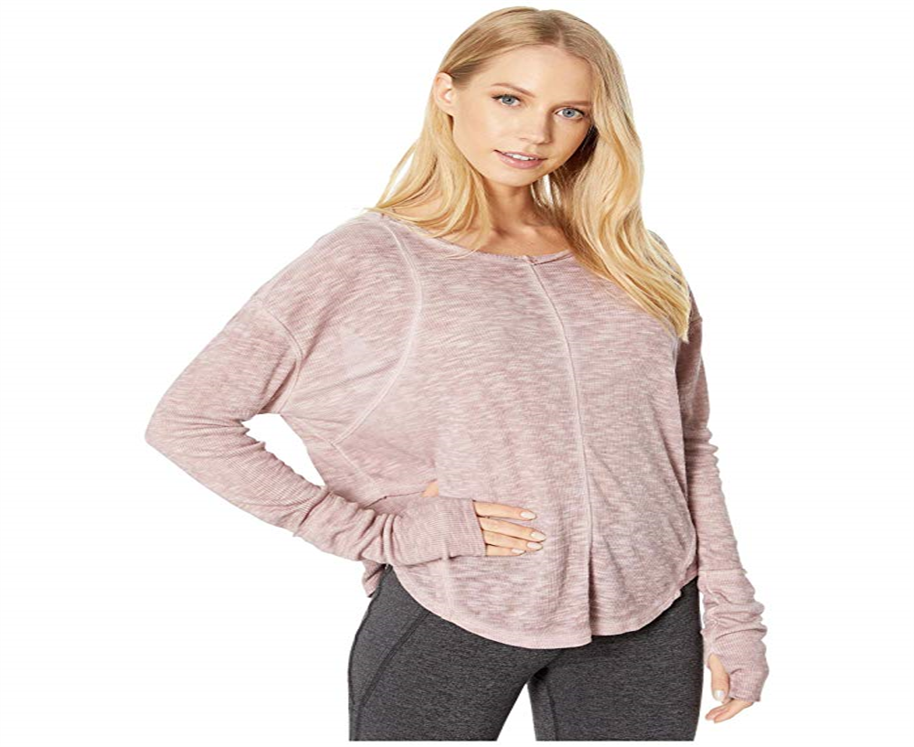 Free People Women's Lay up Tee Purple Size Large