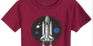 Epic Threads Little Boy's Spaceship T-Shirt Red Size 5
