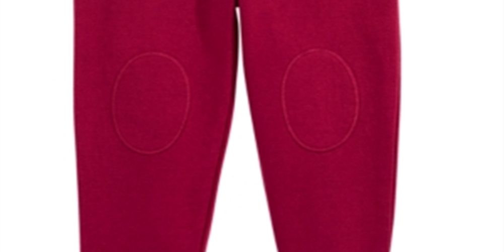 First Impressions Baby Boy's Knee Patch Jogger Pants Red Size 3-6MOS