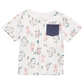 First Impressions Toddler Boy's Forest Print Pocket T-Shirt Gray Size 4T