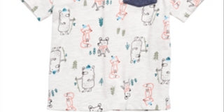 First Impressions Toddler Boy's Forest Print Pocket T-Shirt Gray Size 4T