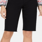 Style & Co Women's Cutoff Bermuda Shorts Black Size 4