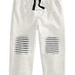 First Impressions Baby Boy's Knee Patch Jogger Pants White Size 24MOS