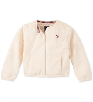 Tommy Hilfiger Toddler Girl's Faux Fur Jacket Brown Size 3T