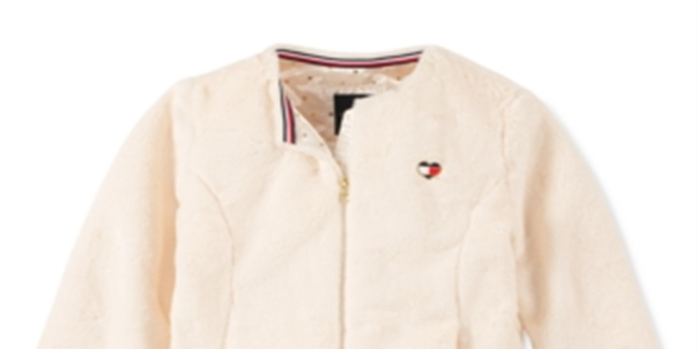 Tommy Hilfiger Toddler Girl's Faux Fur Jacket Brown Size 3T