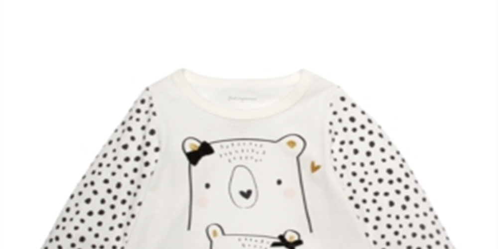 First Impressions Toddler Girl's Cotton Bears T-Shirt White Size 2T
