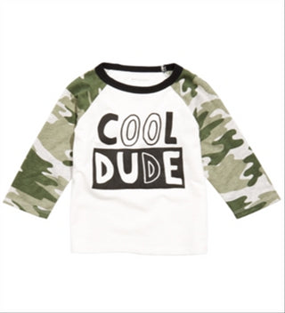 First Impressions Baby Boy's Cotton Colorblocked Raglan Graphic Print T-Shirt White Size 24MOS