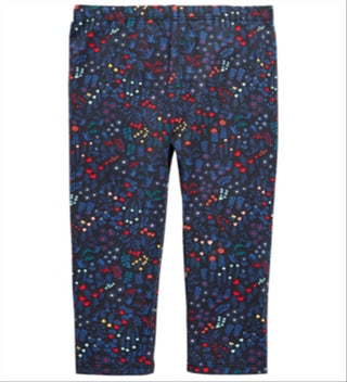 First Impressions Toddler Girl's Floral Print Leggings Black Size 3T