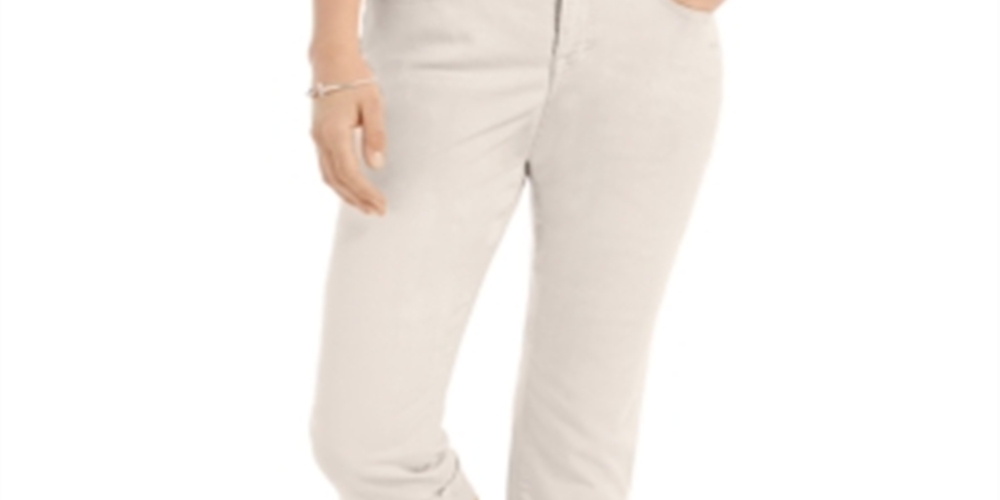 Style & Co Women's Curvy Capri Creme Size 10