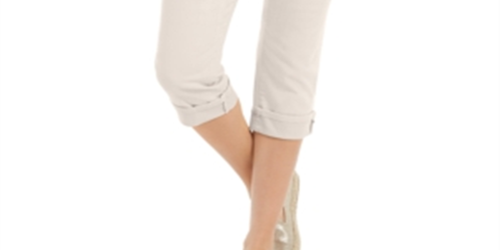 Style & Co Women's Curvy Capri Creme Size 10
