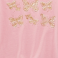 Epic Threads Toddler Girl's Glitter Butterflies T-Shirt Pink Size 2T