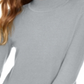 Maison Jules Women's Mock Neck Sweater Gray Size Large