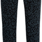 Levi's Girl's Leopard Pull on Jeggings Black Size 8